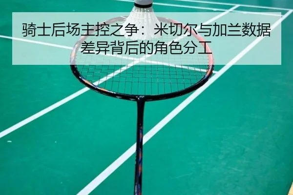 骑士后场主控之争：米切尔与加兰数据差异背后的角色分工